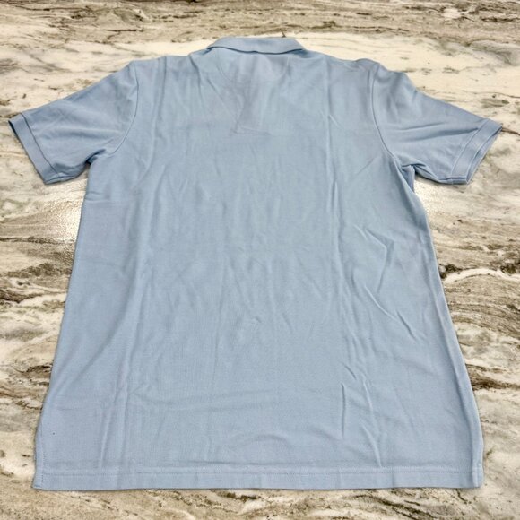 NWT CHAPS Short-Sleeved Polo Shirt Men's Light Blue Size L - Picture 3 of 4